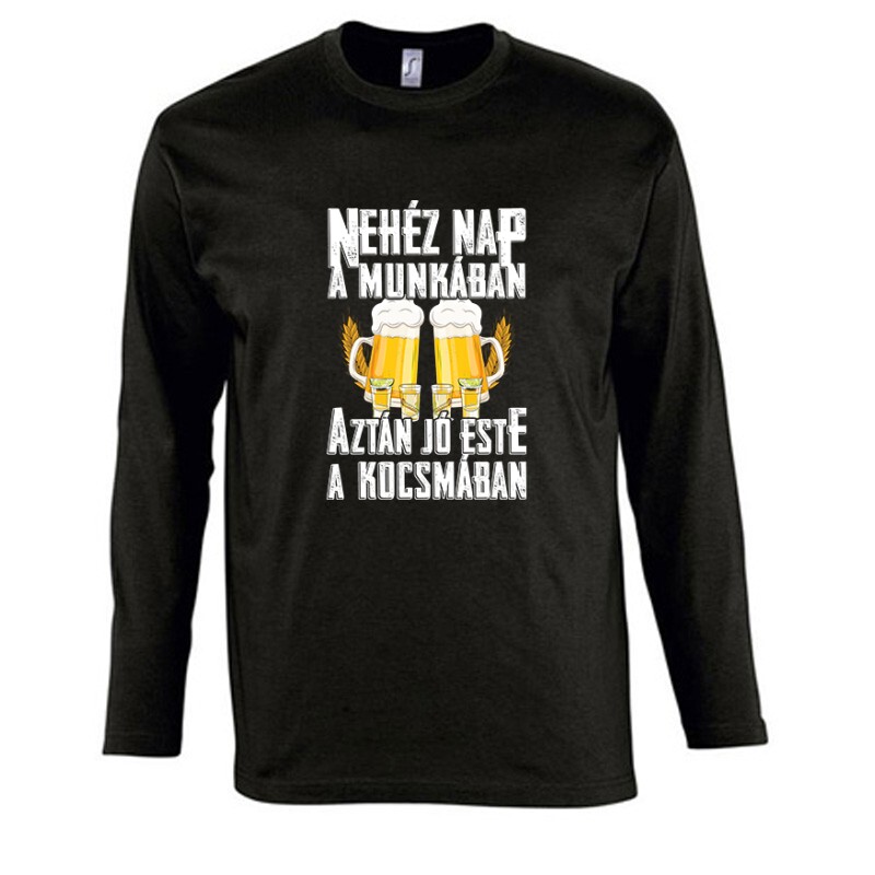 Jó este a kocsmában - Sör Hosszú Ujjú Póló