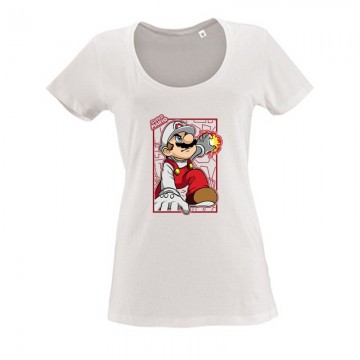 Super Mario Női O Nyakú Póló