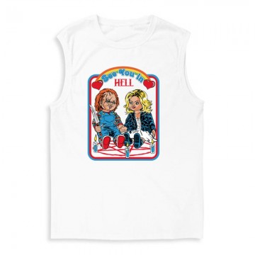 See you in hell Férfi Trikó