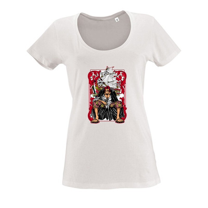 One Piece - Shanks Női O Nyakú Póló