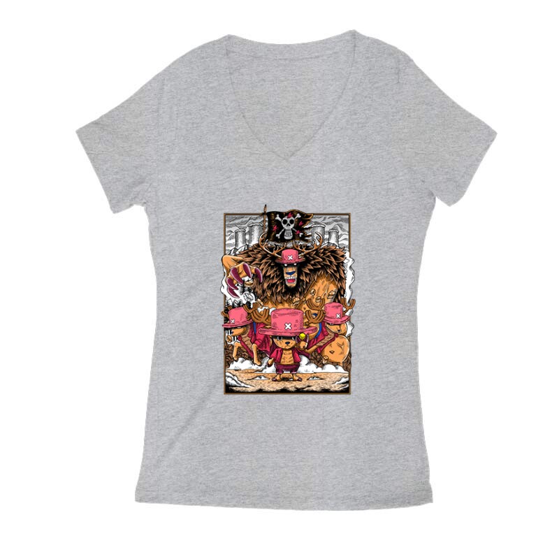 One Piece - Tony Tony chopper Női V Kivágott póló