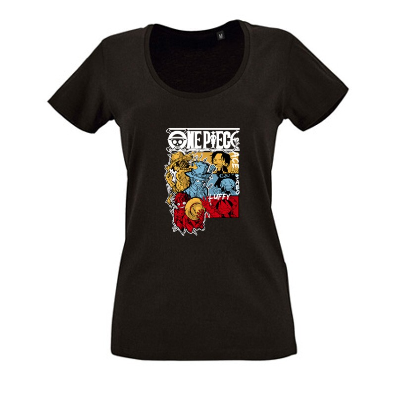 Luffy Saboace Női O Nyakú Póló
