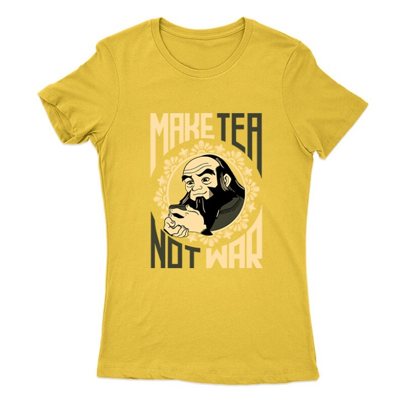 Make Tee Not War - Az utolsó léghajlító Női Póló