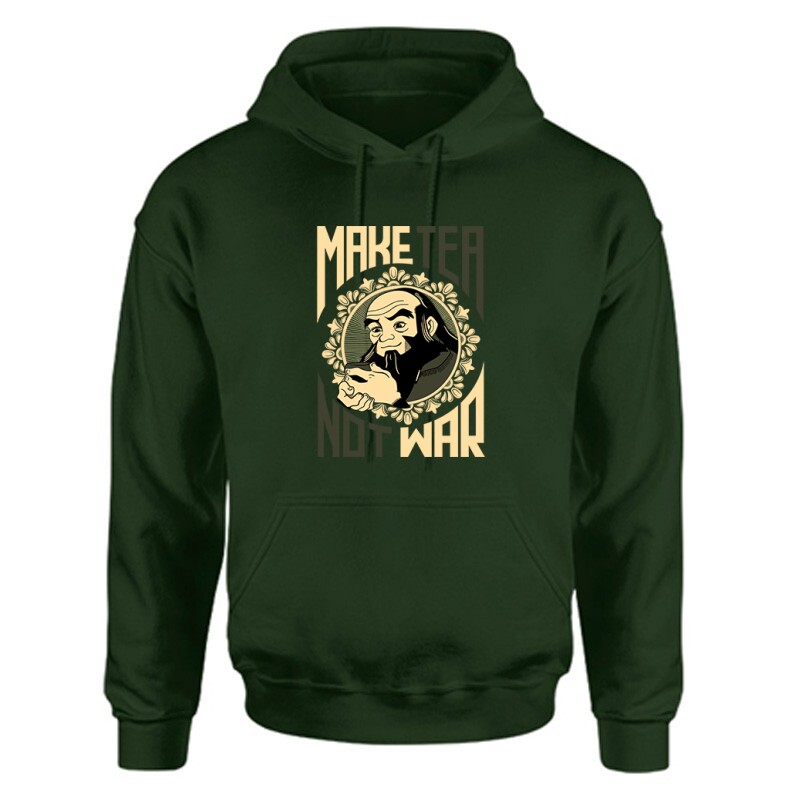 Make Tee Not War - Az utolsó léghajlító Unisex Kapucnis Pulcsi
