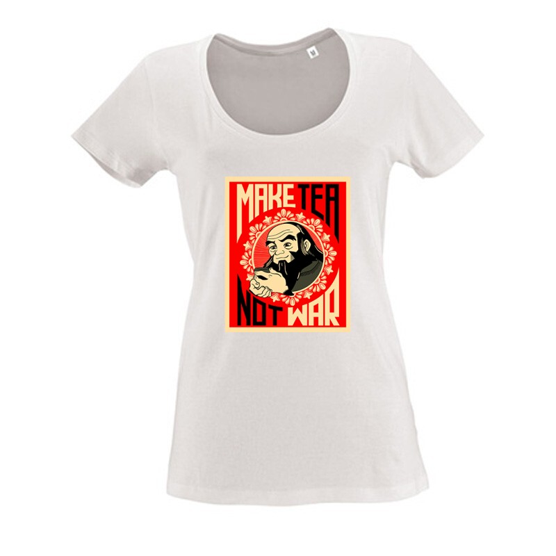 Make Tee Not War Color - Az utolsó léghajlító Női O Nyakú Póló