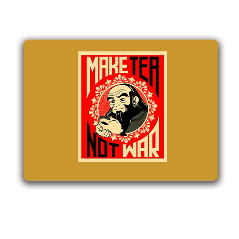 Make Tee Not War Color - Az utolsó léghajlító Egérpad