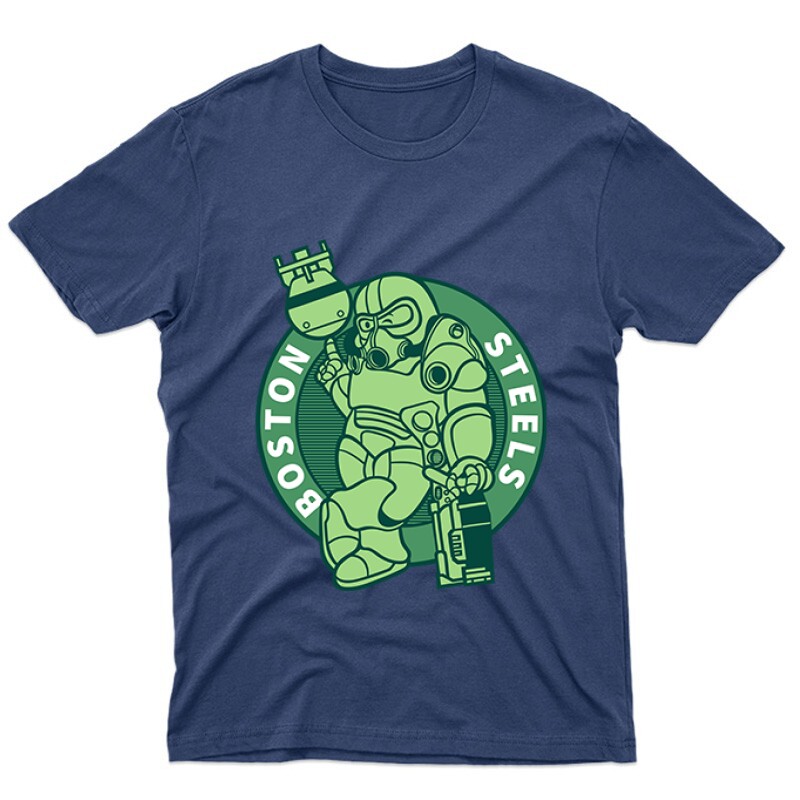 Fallout- Boston Steel Unisex Póló