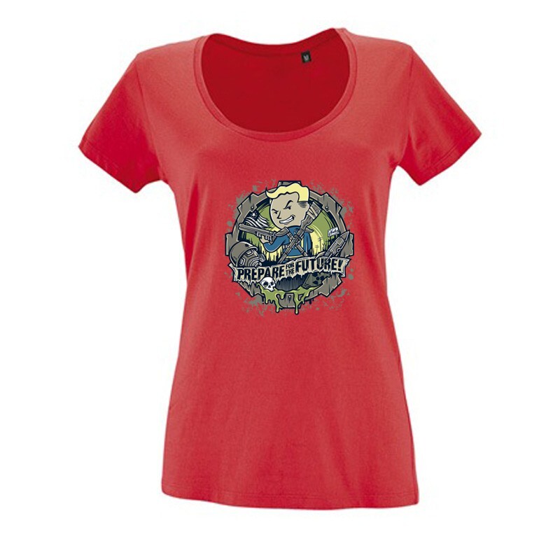 Fallout - Prepare Future Női O Nyakú Póló