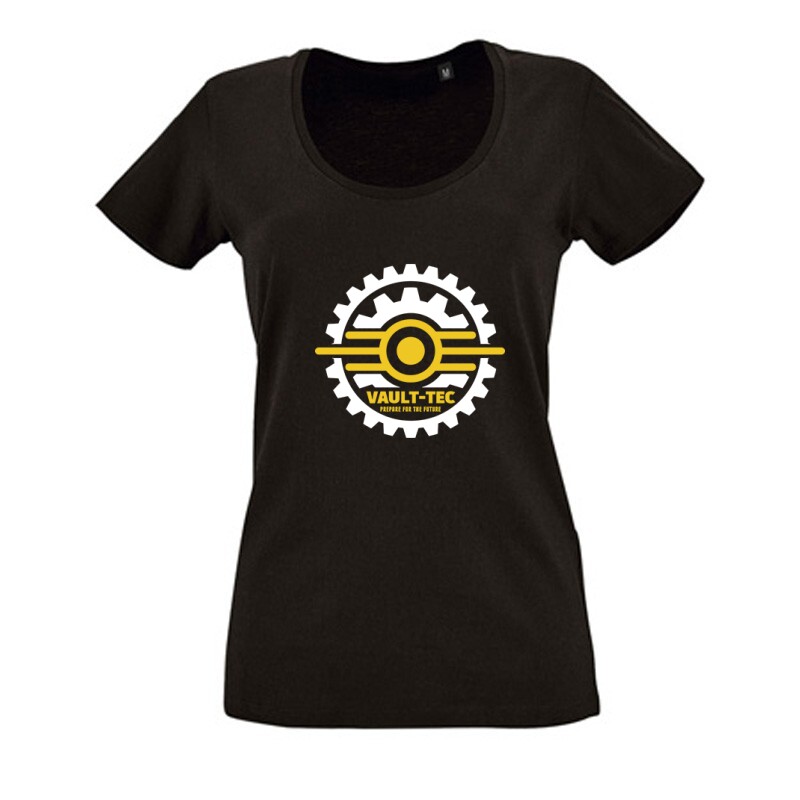 Fallout - Vault Tec Logo Női O Nyakú Póló