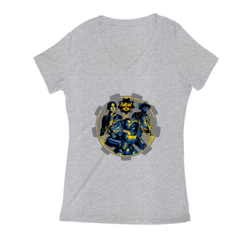 Fallout - Together Női V Kivágott póló