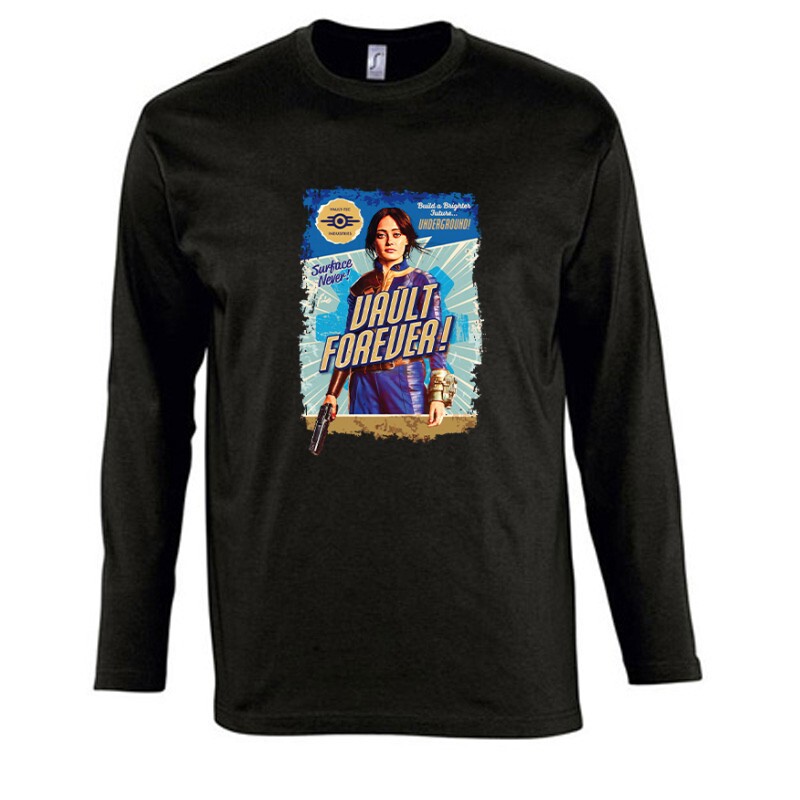 Fallout - Vault Forever Hosszú Ujjú Póló