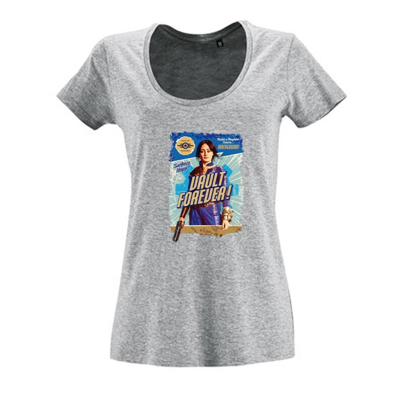 Fallout - Vault Forever Női O Nyakú Póló