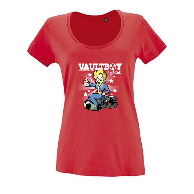 Fallout - Vaultboy Női O Nyakú Póló