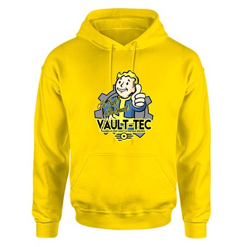 Fallout - Be safe Be Smart Unisex Kapucnis Pulcsi