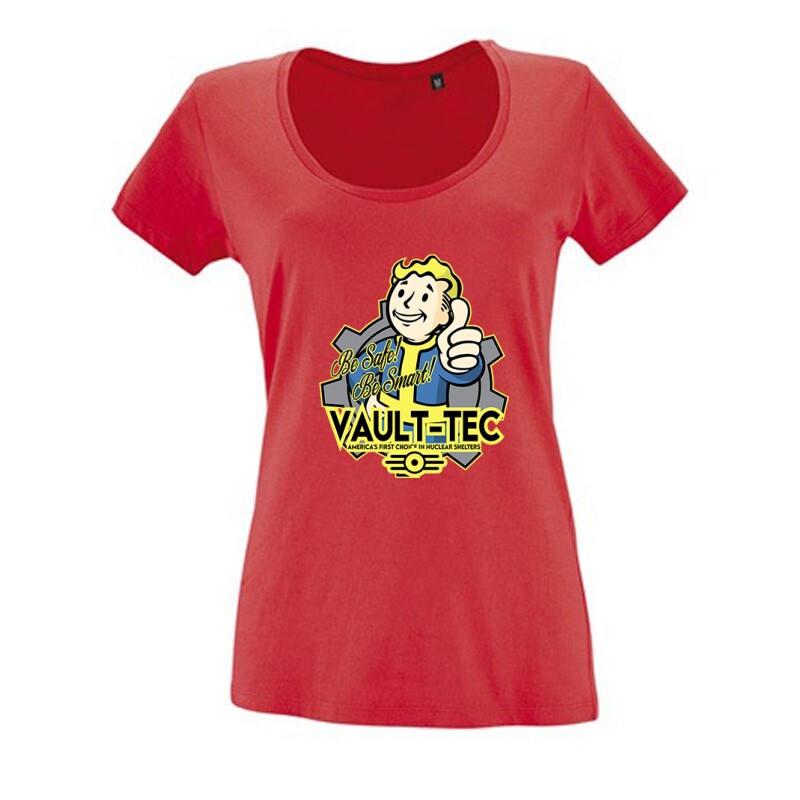 Fallout - Be safe Be Smart Női O Nyakú Póló