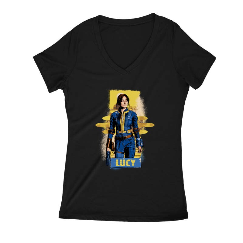 Fallout - Lucy Női V Kivágott póló