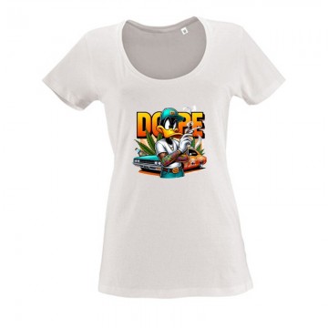 Dope Duck 4 Női O Nyakú Póló