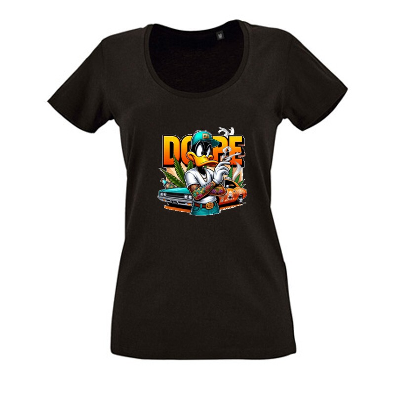 Dope Duck 4 Női O Nyakú Póló