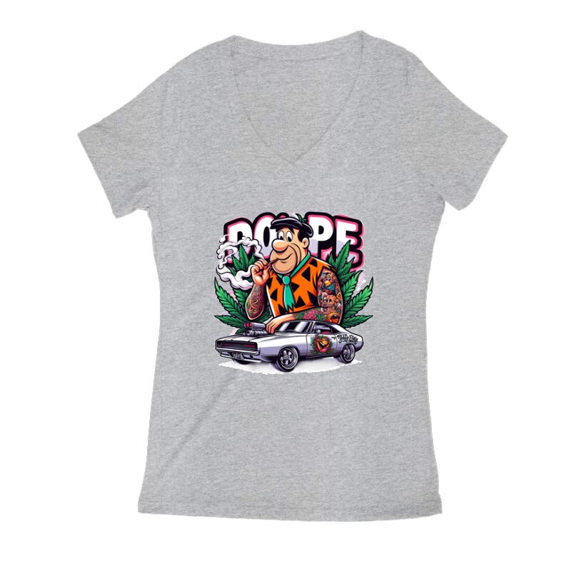 Dope fred 3 Női V Kivágott póló