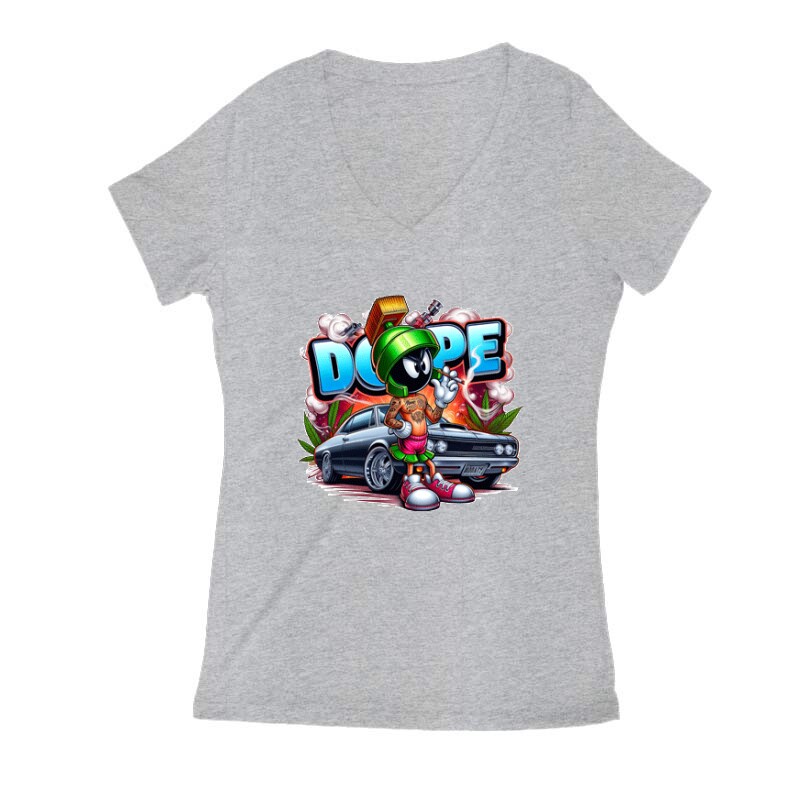 Dope Marvin 3 Női V Kivágott póló