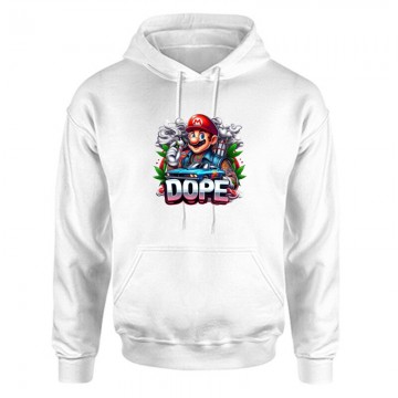 Dope Mario Unisex Kapucnis...