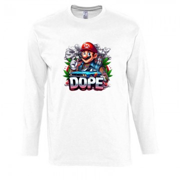 Dope Mario Hosszú Ujjú Póló