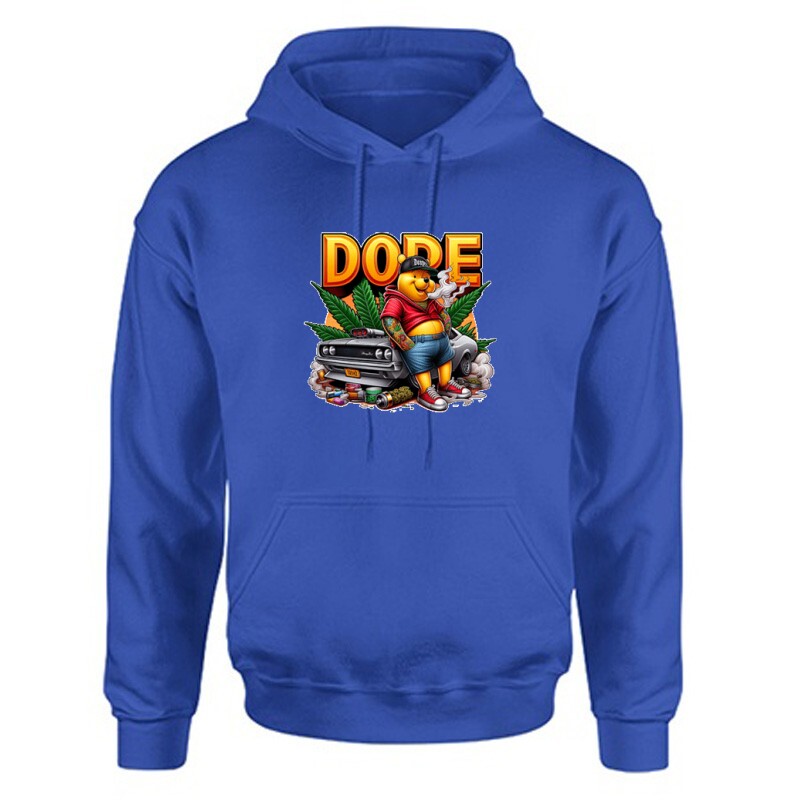 Dope Winnie the Pooh Unisex Kapucnis Pulcsi