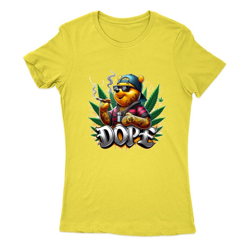 Dope Winnie the Pooh 5 Női Póló