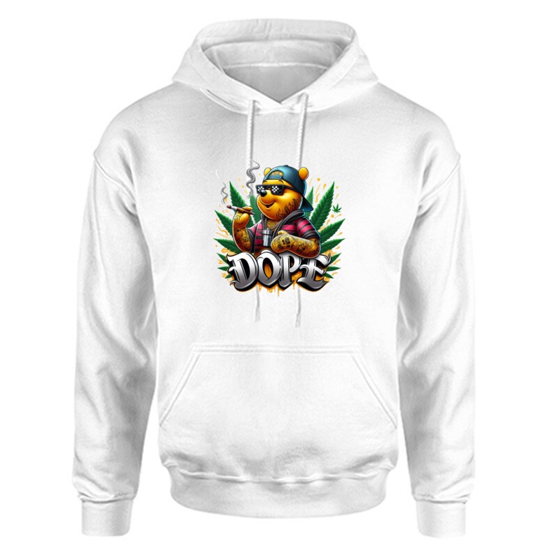 Dope Winnie the Pooh 5 Unisex Kapucnis Pulcsi