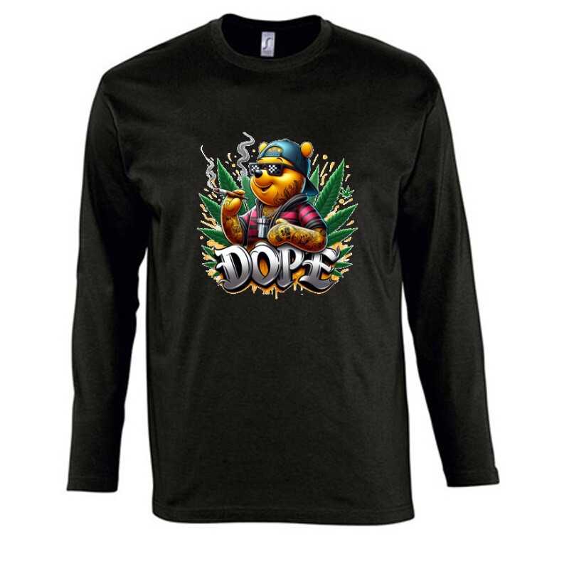 Dope Winnie the Pooh 5 Hosszú Ujjú Póló