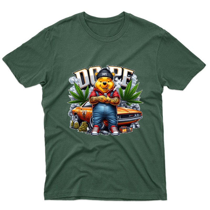Dope Winnie the Pooh 6 Unisex Póló