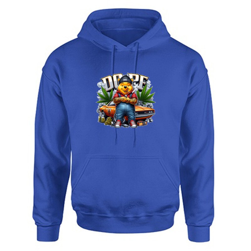 Dope Winnie the Pooh 6 Unisex Kapucnis Pulcsi