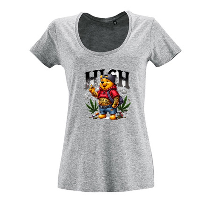 Dope Winnie the Pooh 7 Női O Nyakú Póló