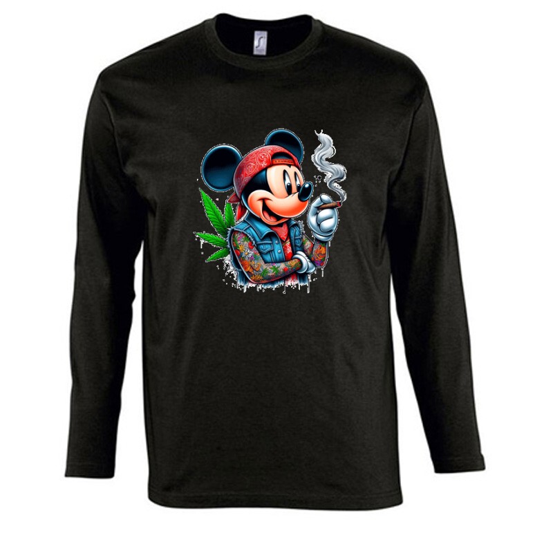 Dope Mickey 3 Hosszú Ujjú Póló