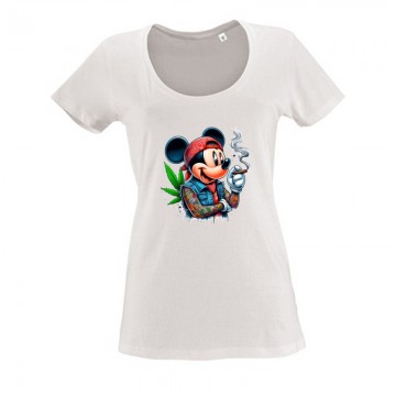 Dope Mickey 3 Női O Nyakú Póló