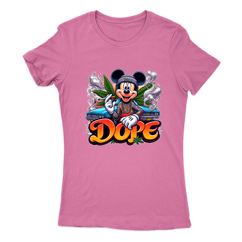 Dope Mickey 4 Női Póló