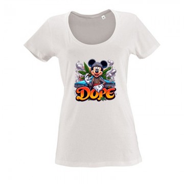 Dope Mickey 4 Női O Nyakú Póló