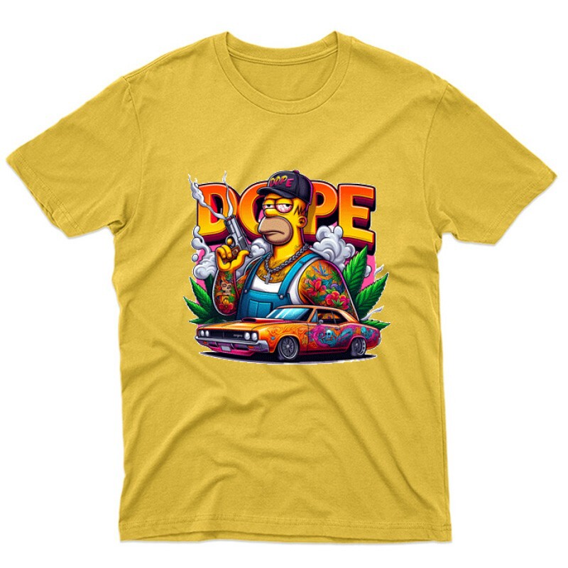 Dope Simpson Unisex Póló