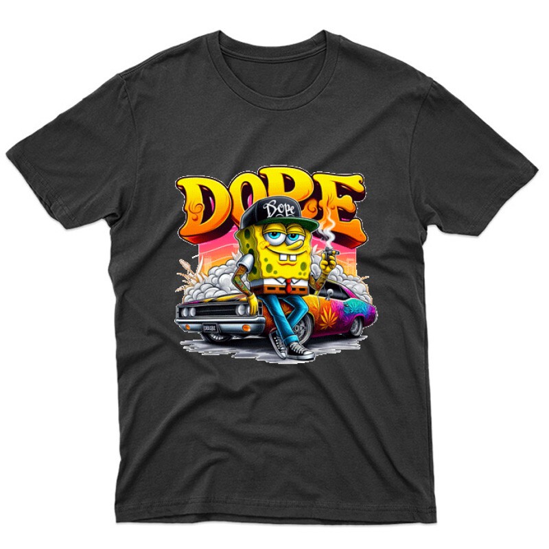 Dope Spongyabob Unisex Póló