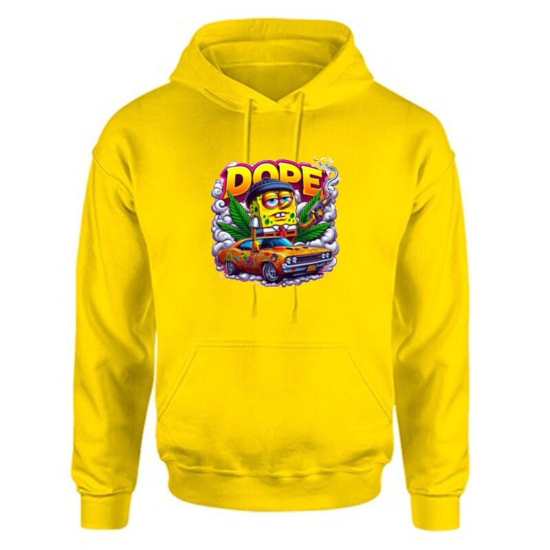 Dope Spongyabob 2 Unisex Kapucnis Pulcsi