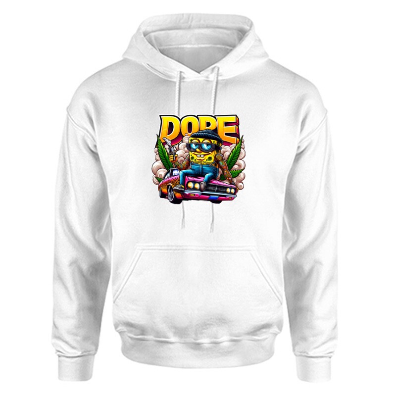 Dope Spongyabob 4 Unisex Kapucnis Pulcsi