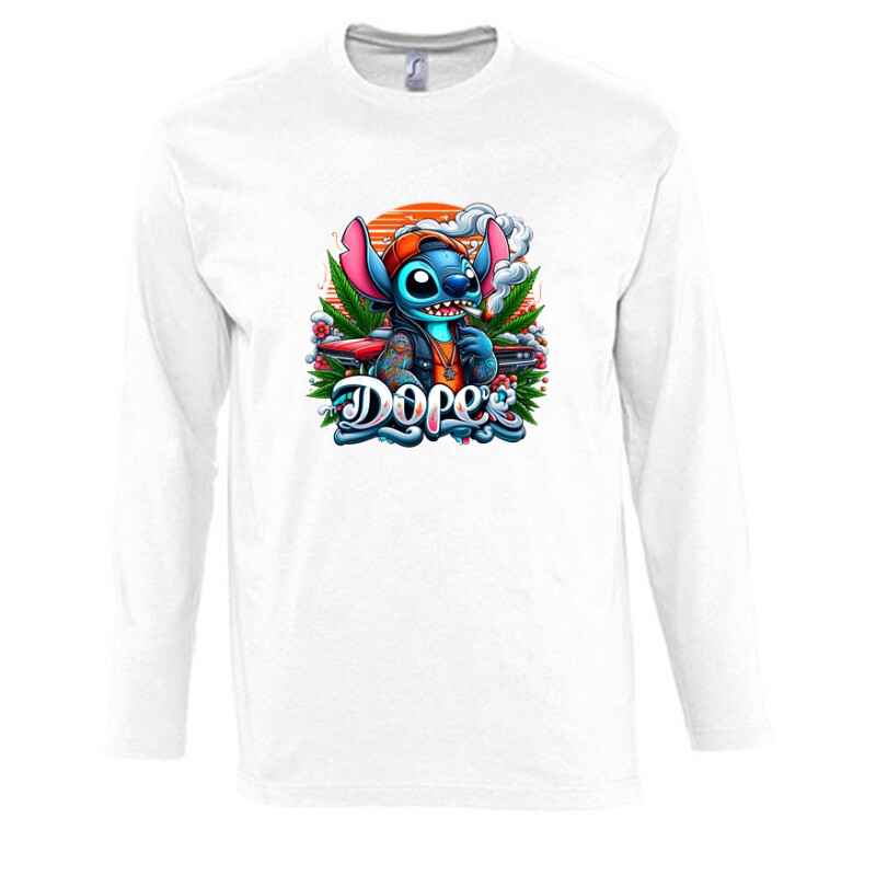 Dope Stitch Hosszú Ujjú Póló
