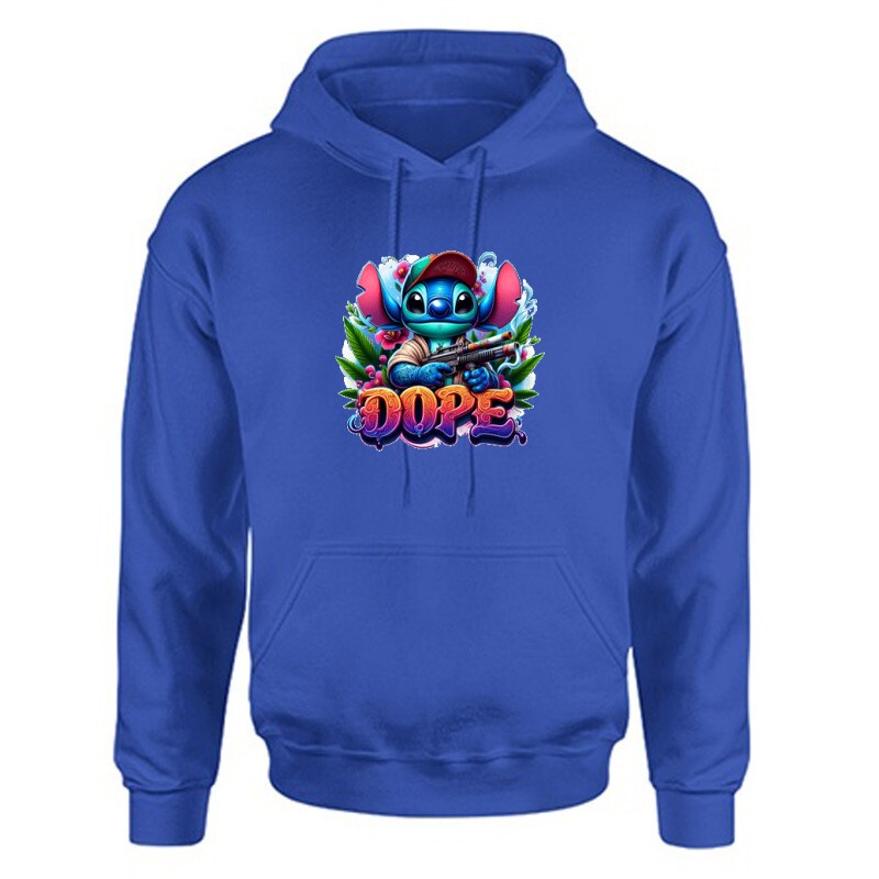 Dope Stitch 4 Unisex Kapucnis Pulcsi