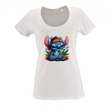 Dope Stitch 5 Női O Nyakú Póló