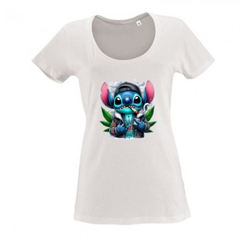 Dope Stitch 6 Női O Nyakú Póló