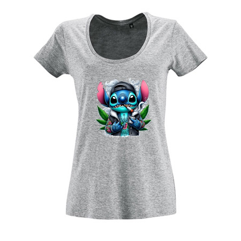 Dope Stitch 6 Női O Nyakú Póló