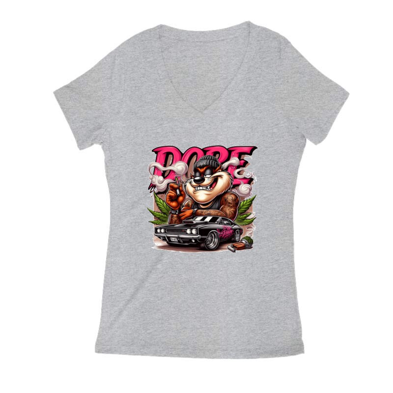 Dope Taz Női V Kivágott póló