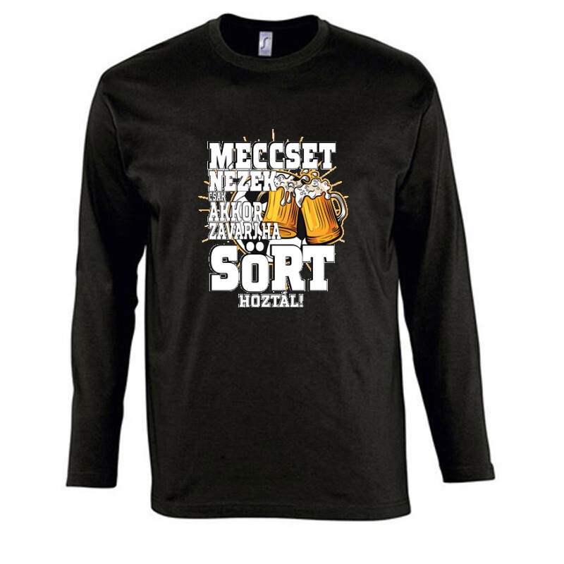 Meccset nézek Hosszú Ujjú Póló