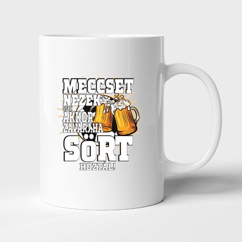 Meccset nézek Bögre