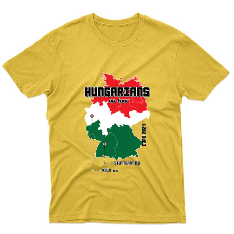 Hungarians on tour Unisex Póló
